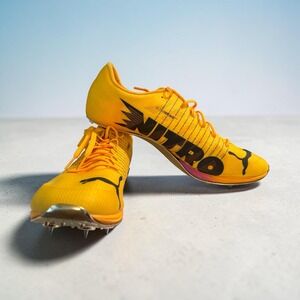 Puma evoSPEED Sprint Nitro 2 Track Spikes Sun Stream Orange Mens 13 311853-01